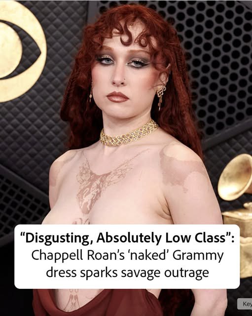 Chappell Roans Grammy dress sparks savage outrage!