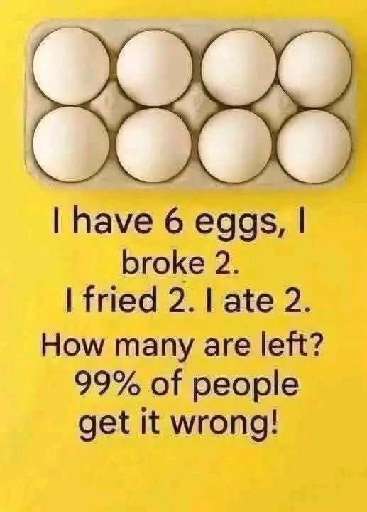 The Egg Riddle That Confuses Nearly Everyone