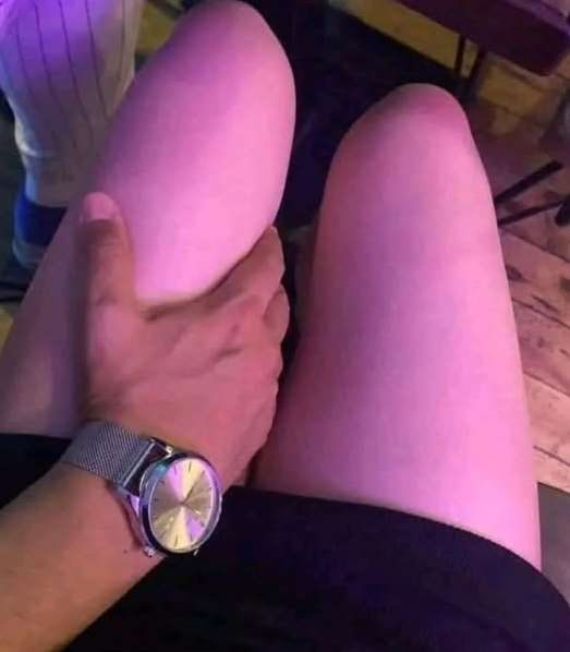 If a man puts his hand on your leg it’s because…