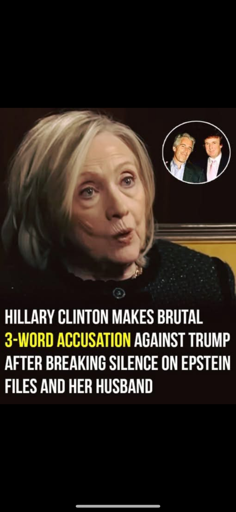 “Clinton Issues Bold Response After Epstein Documents Draw New Attention”