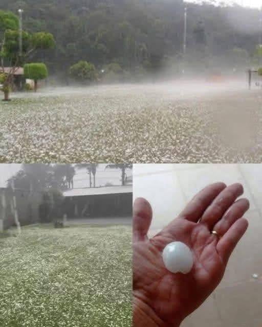 Massive Hailstorm Batters Small Town, Leaving Widespread Damage