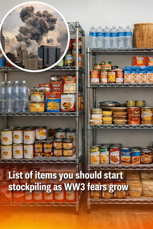 List of Items You Should Start Stockpiling as WW3 Fears Grow