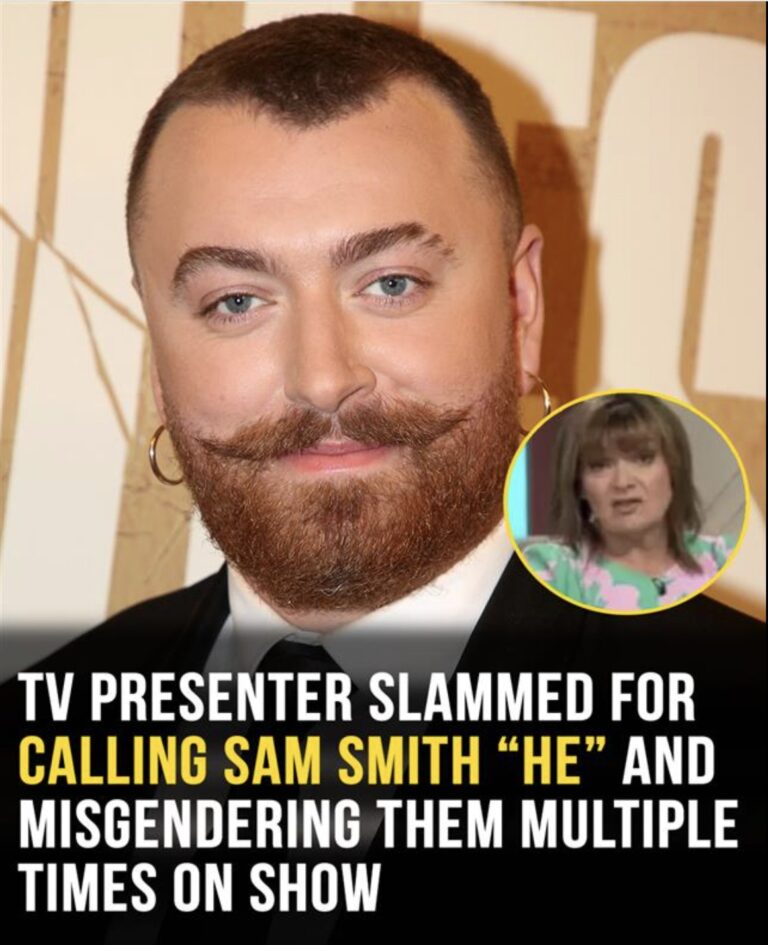 TV host slammed for misgendering Sam Smith multiple times on show