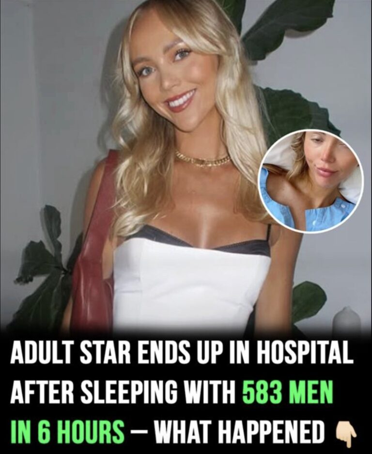Adult star hospitalized after sleeping with 583 men in one day