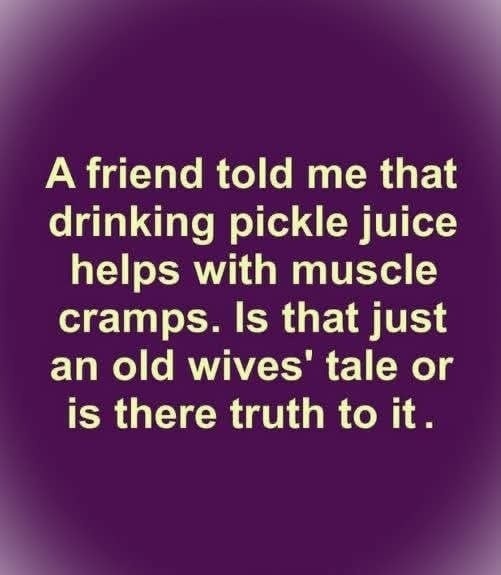 Can Pickle Juice Actually Relieve!