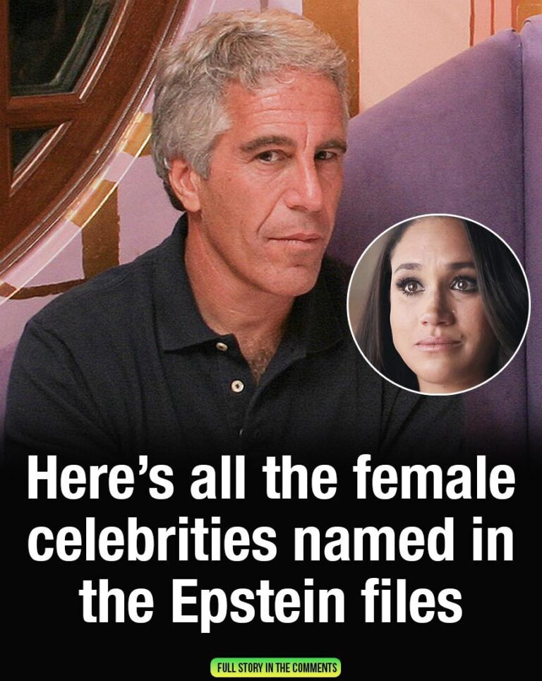 Here is every female celebrity named in the Epstein files!