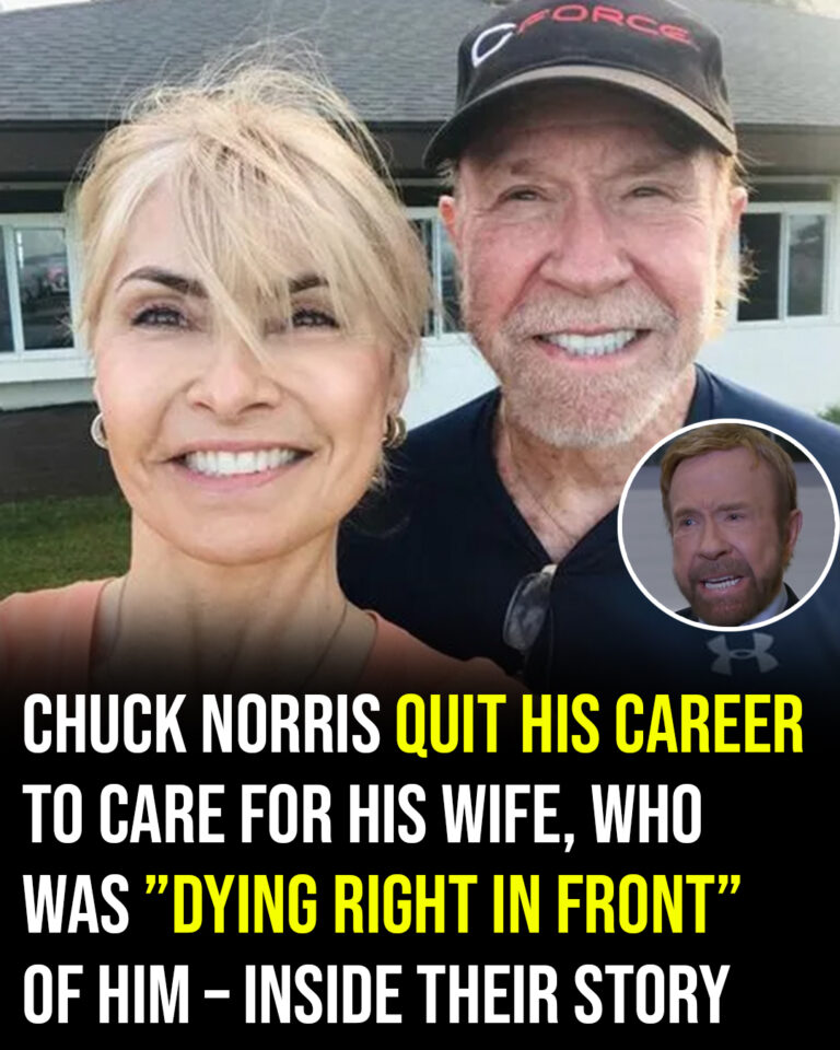 Chuck Norris gave up his entire career to care for his sick wife, who was ”dying right in front of him”