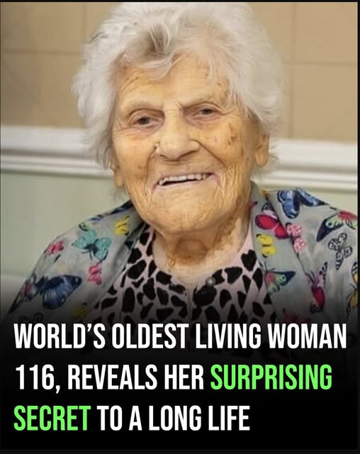 The 116-year-old oldest lady in the world shares an unexpected key to her long existence!