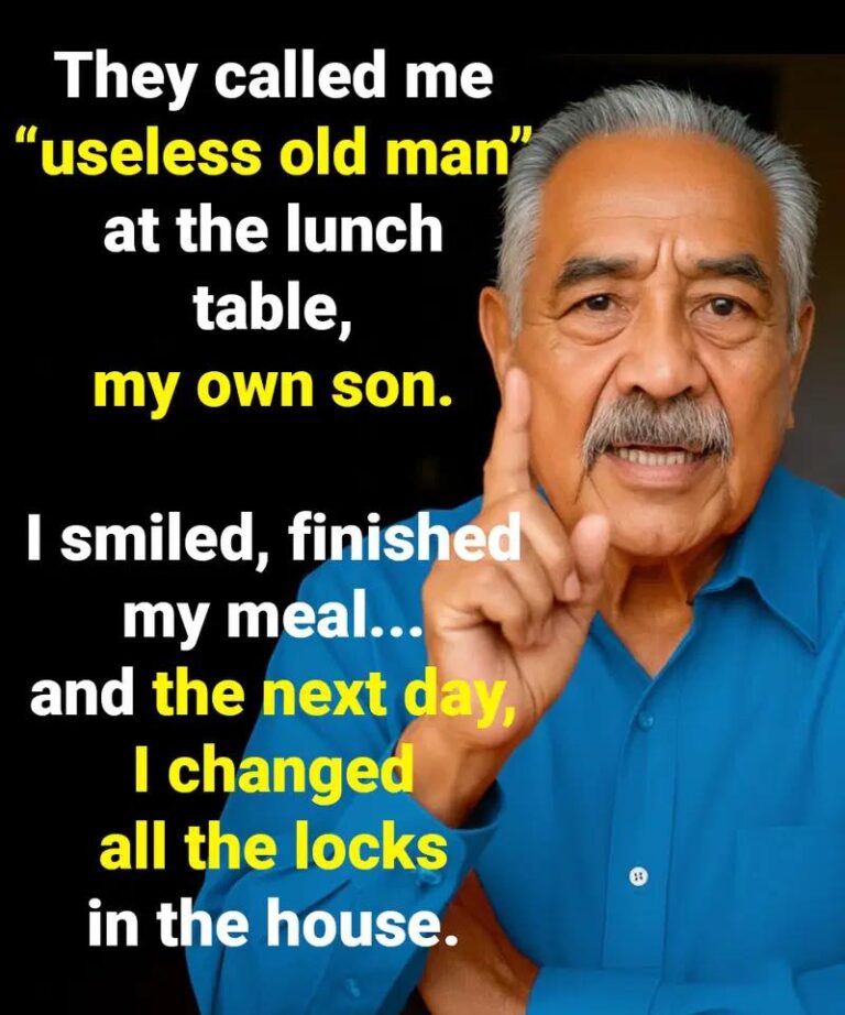 My Son Called Me a “Useless Old Man” — So I Made a Decision He Never Expected