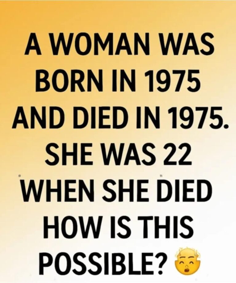 She Was Born in 1975 and Died in 1975 — Yet She Was 22 Years Old