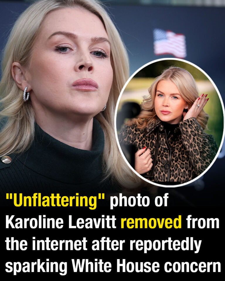 “Unflattering” photo of Karoline Leavitt removed from the internet after reportedly sparking White House concern