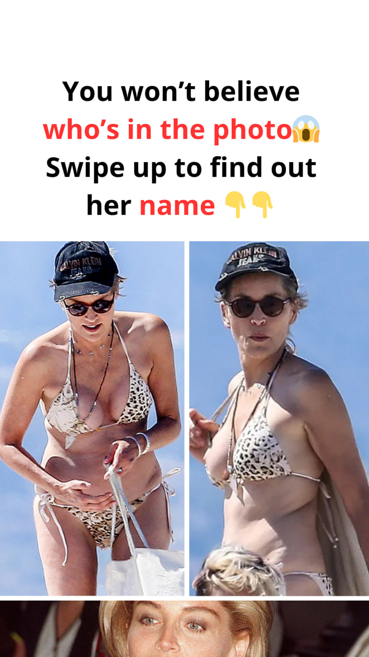 Sharon Stone Seen Soaking Up the Sun During a Beach Outing