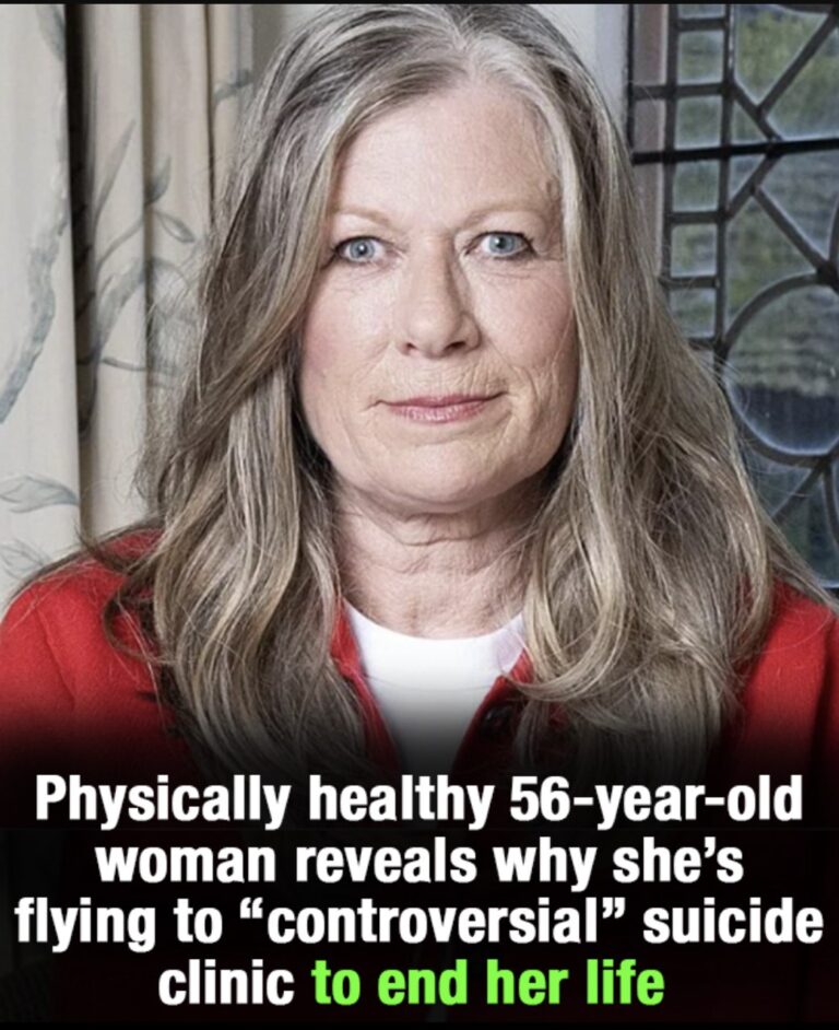 Physically healthy 56-year-old is traveling to end her own life – and the reason is heartbreaking