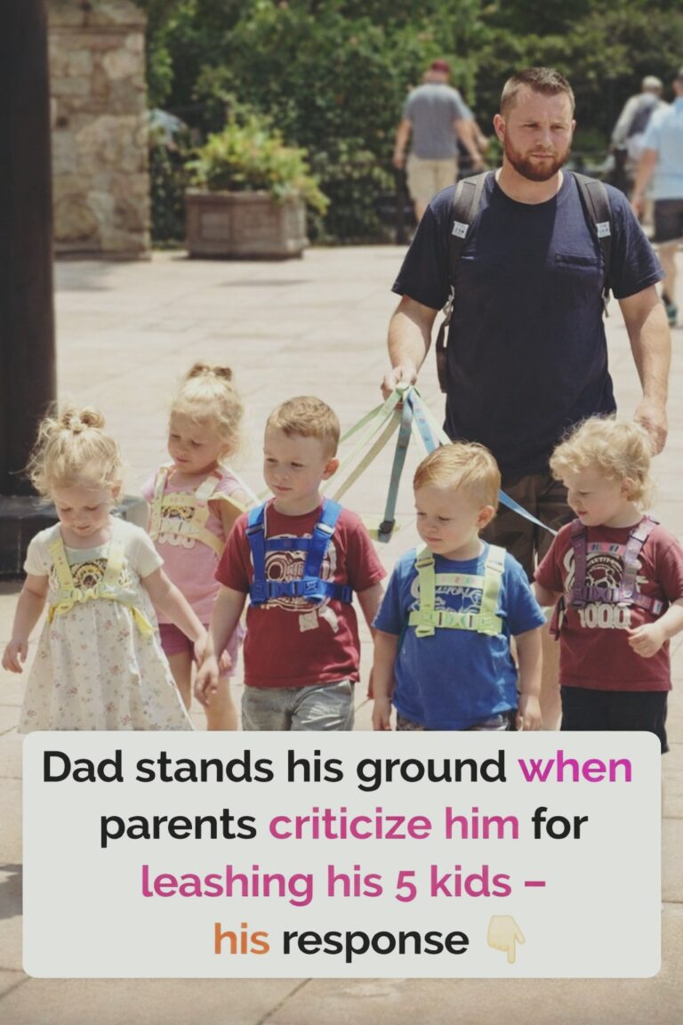 Dad Faces Backlash for Using Leashes on His Young Quintuplets