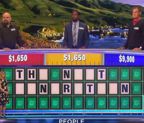 It was almost impossible to miss the correct answer  This moment may go down as one of the most surprising guesses in Wheel of Fortune history.