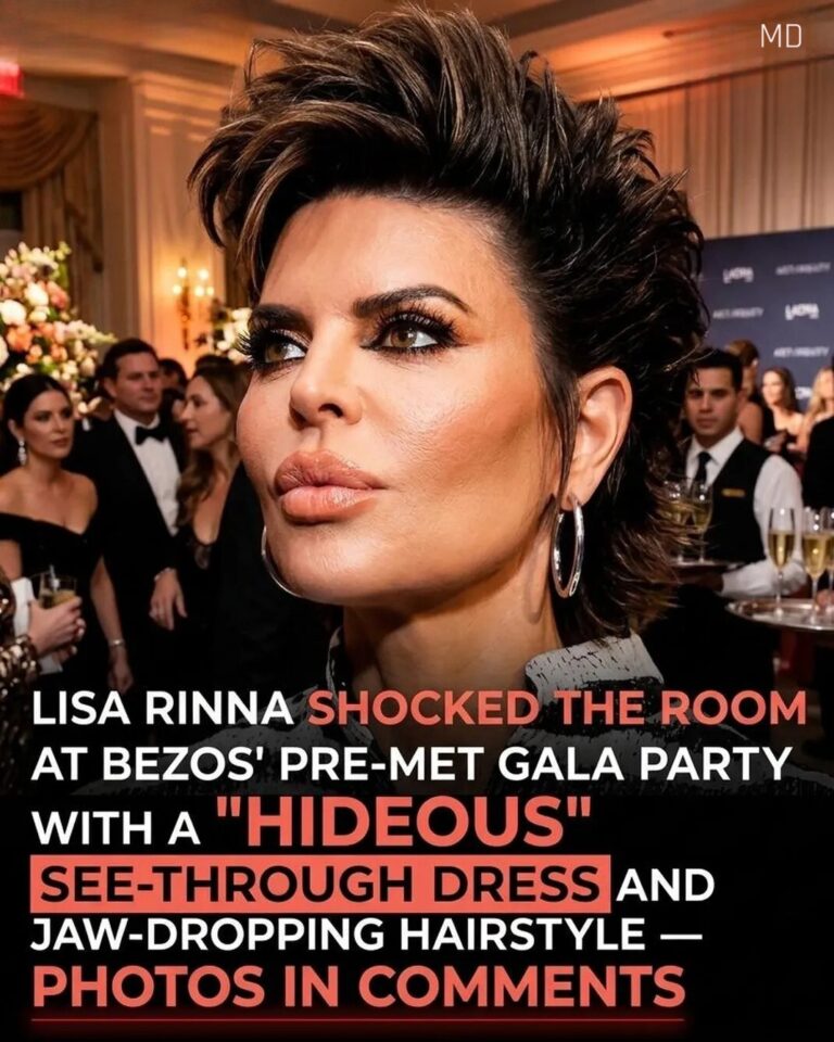 Lisa Rinna Turns Heads in Stylish Feathered Gown at Star-Studded Pre-Met Gala Event