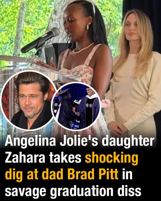 ZAHARA JOLIE PITT MAKES SHOCKING NAME CHANGE MOVE AT SPELMAN GRADUATION CEREMONY