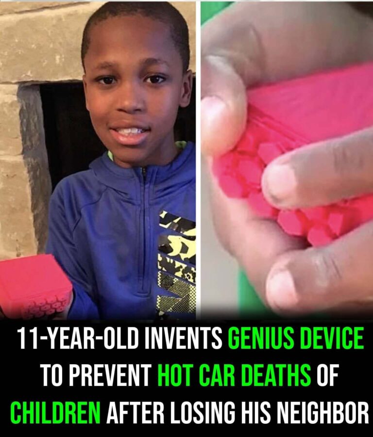 Child, 11, invents device to save kids from dying in hot cars