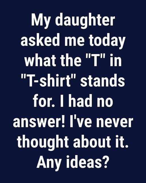 Why Do We Call Them T-shirts?