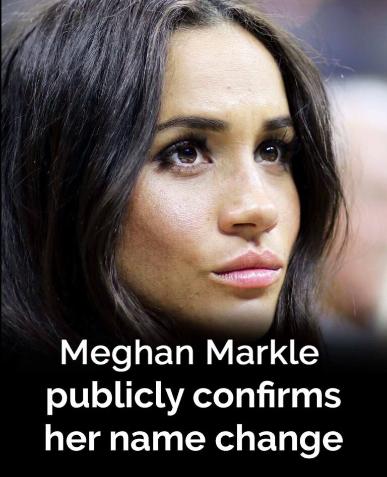 Meghan Markle says she has changed her famous last name