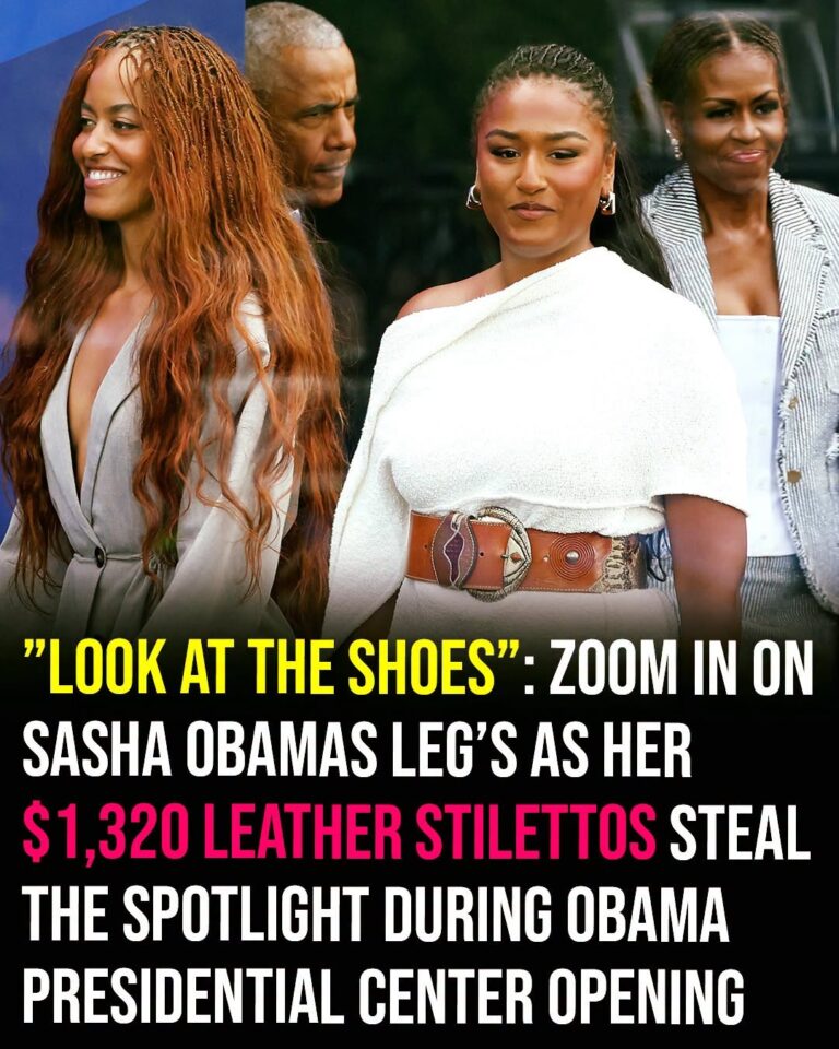 Sasha Obama makes rare outing at the Presidential Center opening — and her new look is turning heads